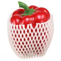 Prodotto Manichino alimentare decorativo rosso pepe vegetale H10 cm