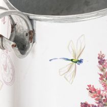 Prodotto Annaffiatoio decorativo in metallo, color lavanda, design da giardino retrò, 30×11×14,5 cm