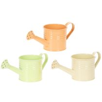 Prodotto Set di 8 vasi decorativi in metallo a forma di annaffiatoio, multicolore, 16,5x7 cm - Ideali per balconi e cucine.