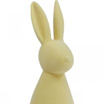 Deco Bunny Coniglietto di Pasqua Deco Floccato Giallo H47cm