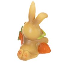 Prodotto Coniglio decorativo con carota, statuette decorative di coniglietto pasquale, 6 cm, 3 pezzi