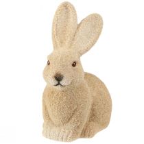 Prodotto Coniglio pasquale seduto decorativo marrone – 2a scelta – floccato H15cm 4 pz