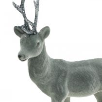 Prodotto Statuetta decorativa di cervo, renna decorativa, antracite, H28cm