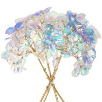Prodotto Ortensia decorativa fiore artificiale iridescente Natale 27 cm 4 pezzi