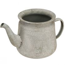 Prodotto Teiera vintage in metallo decorativo grigio 24×14×14 cm
