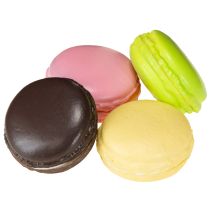 Prodotto Macaron decorativi, pasticcini meringati, cibo finto, 5 cm, 8 pezzi