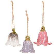 Prodotto Mughetto decorativo per appendere fiori in ceramica 7 cm 3 pz