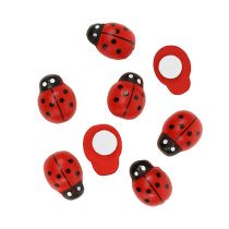 Prodotto Coccinelle decorative da incollare 1 cm rosse 360 pezzi