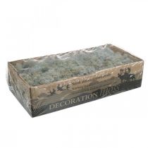 Prodotto Muschio decorativo, muschio naturale grigio per lavori artigianali, essiccato e tinto, 500 g