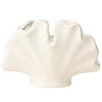 Prodotto Mini vaso decorativo Corallo ceramica Crema 14×7,5×9,5cm