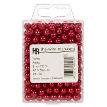 Prodotto Perline decorative, rosse, Ø8mm, 250 pezzi
