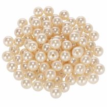 Prodotto Perline decorative Ø10mm champagne 115 pezzi