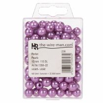Prodotto Perline decorative Ø10mm viola 115 pz
