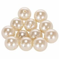 Prodotto Perline decorative Ø2cm champagne 12 pz