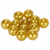 Prodotto Perline decorative Ø2cm oro 12 pz