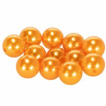Prodotto Perline decorative Ø2cm arancione 12 pz
