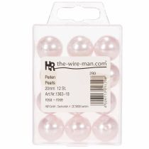 Prodotto Perline decorative Ø2cm rosa 12 pz