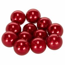 Prodotto Perline decorative Ø2cm rosse 12 pz
