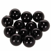 Prodotto Perline decorative Ø2cm nere 12 pz