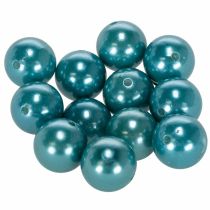 Prodotto Perline decorative Ø2cm turchese 12 pz