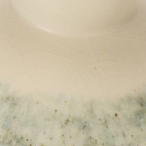 Prodotto Ciotola decorativa in ceramica, color crema grigio-verde, Ø20cm, H16cm