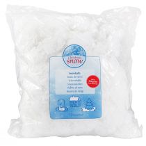 Prodotto Fiocchi di neve decorativi in cotone idrofilo bianco invernale 200 g
