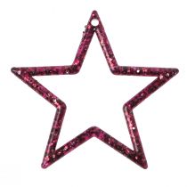 Prodotto Decorativo Star Berry Glitter Decorazione da tavola Natale 4,5 cm 120 pz