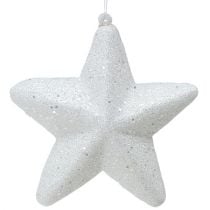 Prodotto Deco stella bianca per appendere 20 cm