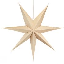 Prodotto Stella decorativa per illuminazione in carta di iuta naturale Ø75cm