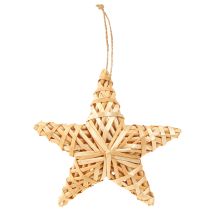Prodotto Stelle decorative in rattan per Natale, 14,5 cm, set da 3
