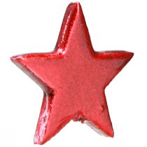 Prodotto Stelle decorative rosse metallizzate – 2a scelta – Ø5cm 36 pz