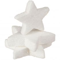 Prodotto Stelle decorative bianche glitter cospargere decorazione Natale 4/5 cm 36 pz