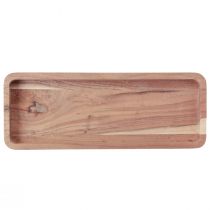 Prodotto Vassoio decorativo, legno di acacia oblungo, naturale 40×15 cm