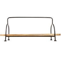 Prodotto Vassoio decorativo, vassoio ovale allungato in legno con manico 70 cm