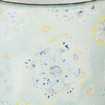 Prodotto Tazza decorativa, vaso per piante, mandala, smaltata, Ø13cm H12cm