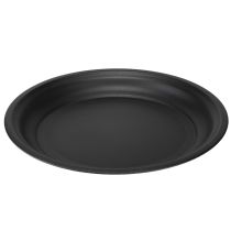 Prodotto Piatto decorativo in metallo, piatto decorativo antracite Ø26cm 2 pezzi
