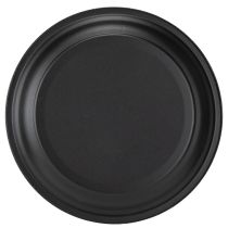 Prodotto Piatto decorativo in metallo, piatto decorativo antracite Ø26cm 2 pezzi