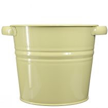 Prodotto Vaso decorativo in metallo verde giallo vaso da fiori 31x26x21,5 cm