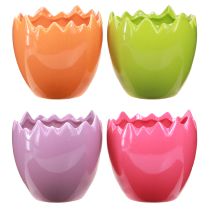 Prodotto Vaso decorativo pasquale uova di Pasqua colorate in ceramica Ø11cm 4 pezzi