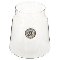 Prodotto Vaso decorativo vaso per fiori in vetro trasparente Ø14cm H15cm