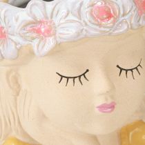 Prodotto Vaso decorativo in ceramica fioriera ragazza Ø7,5cm H16cm 2pz