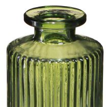 Prodotto Vasi decorativi mini vasi verdi in vetro retrò Ø5cm H13cm 6 pz