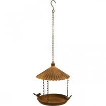 Prodotto Bagno decorativo per uccelli, bagno per uccelli, griglia decorativa da giardino Ø23cm H27,5cm