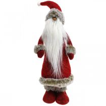 Prodotto Decorazione Babbo Natale in piedi Decorazione figura Babbo Natale Rosso H41cm