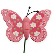 Prodotto Farfalla su stecco 8 cm 18 pz
