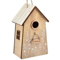 Prodotto Decorazione per casetta per uccelli da appendere bianco naturale 14,5 cm 2 pz