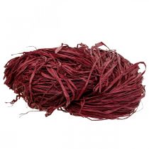 Prodotto Rafia decorativa per realizzare rafia naturale rafia bordeaux 300g