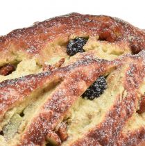 Prodotto Pane decorativo alimentare finto pane all&#39;uvetta artificiale 22 cm