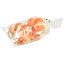 Prodotto Cornetti decorativi ingannevolmente realistici, prodotti da forno artificiali da 10 cm, set di 2 decorazioni alimentari per vetrine e showroom