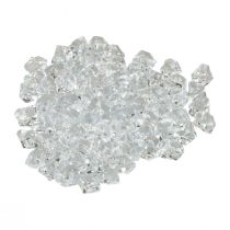 Cubetti di ghiaccio decorativi, cubetti di ghiaccio artificiali, acrilico, trasparente, 1 cm, 200 g